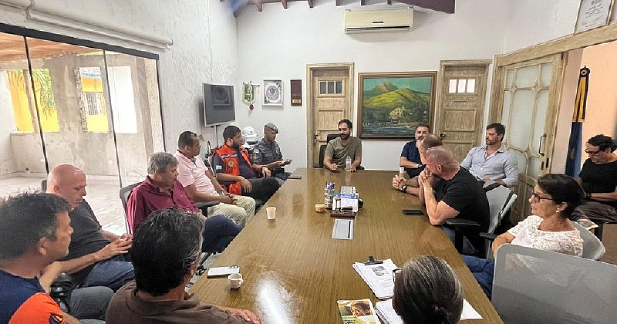 Gabinete de crise é ativado em Ilhabela após alerta de chuvas fortes