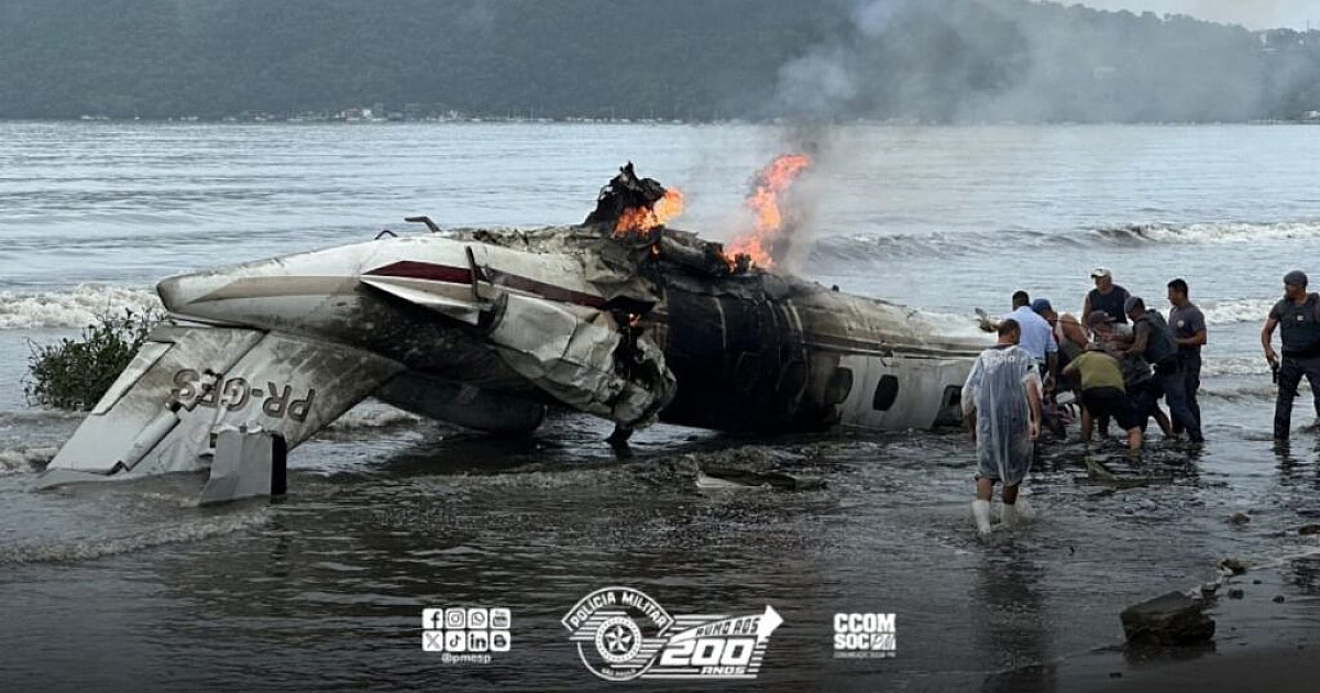 MPSP instaura procedimento para apurar queda de avião em Ubatuba