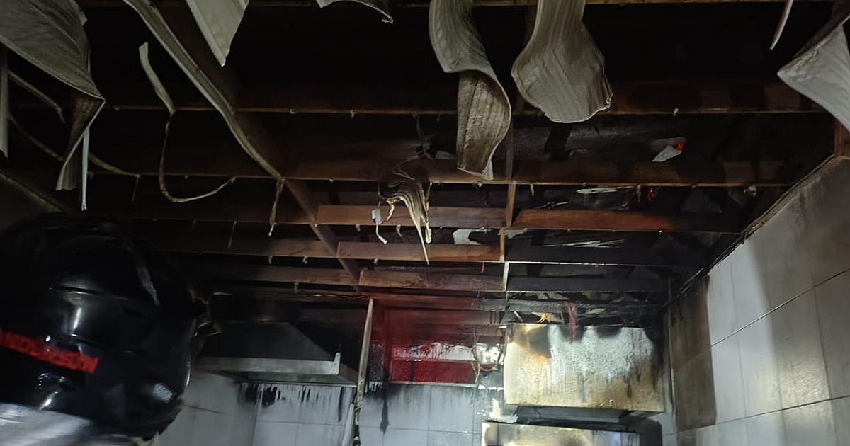 Forno superaquecido causa incêndio em Caraguatatuba