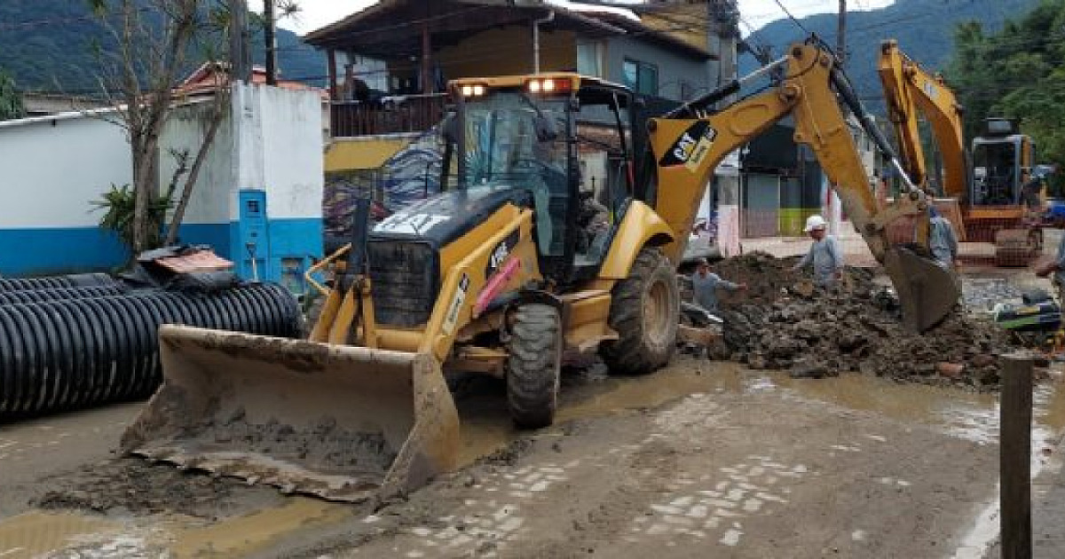 Prefeitura de São Sebastião avança com obras de drenagem e pavimentação em Maresias