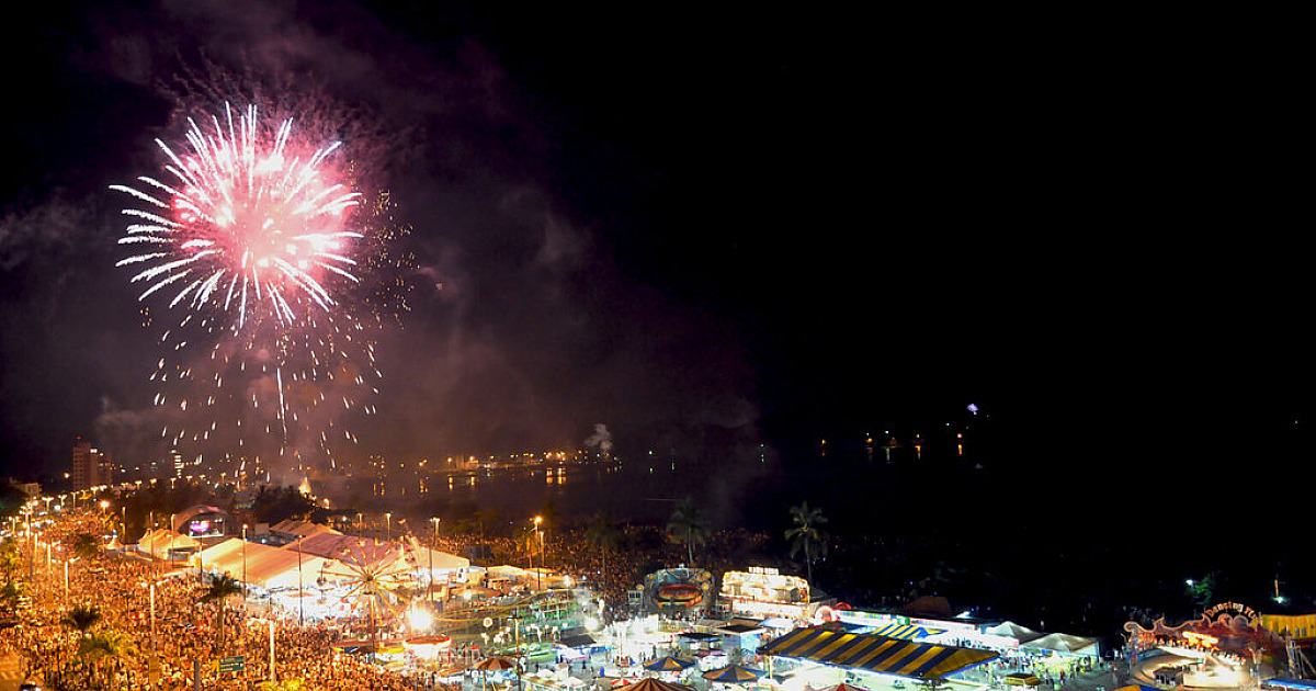 Caraguatatuba terá Réveillon com grandes shows, fogos sem estampido e esquema especial de segurança