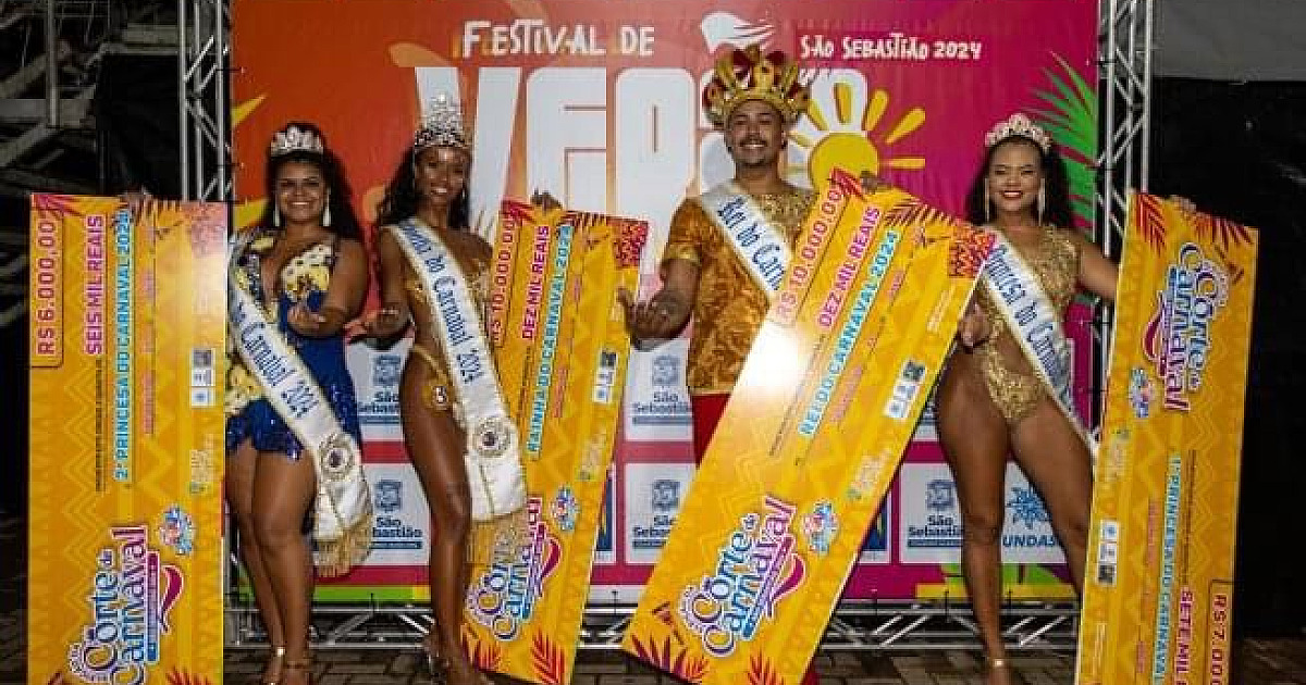 São Sebastião escolhe Corte do Carnaval 2024 e homenageia Dona Paula Gallani