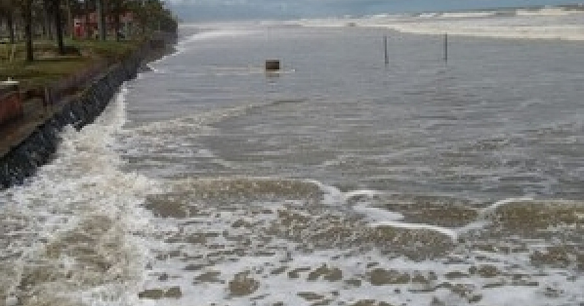 Marinha do Brasil emite alerta de ressaca para litoral de São Paulo e Rio de Janeiro