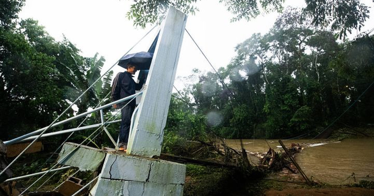 Bairro de Ubatuba registra recorde de chuva e enfrenta destruição de infraestrutura