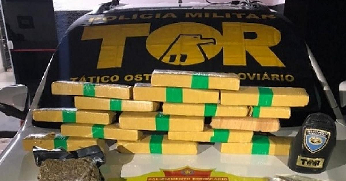 Casal é preso com 16 kg de drogas na Tamoios