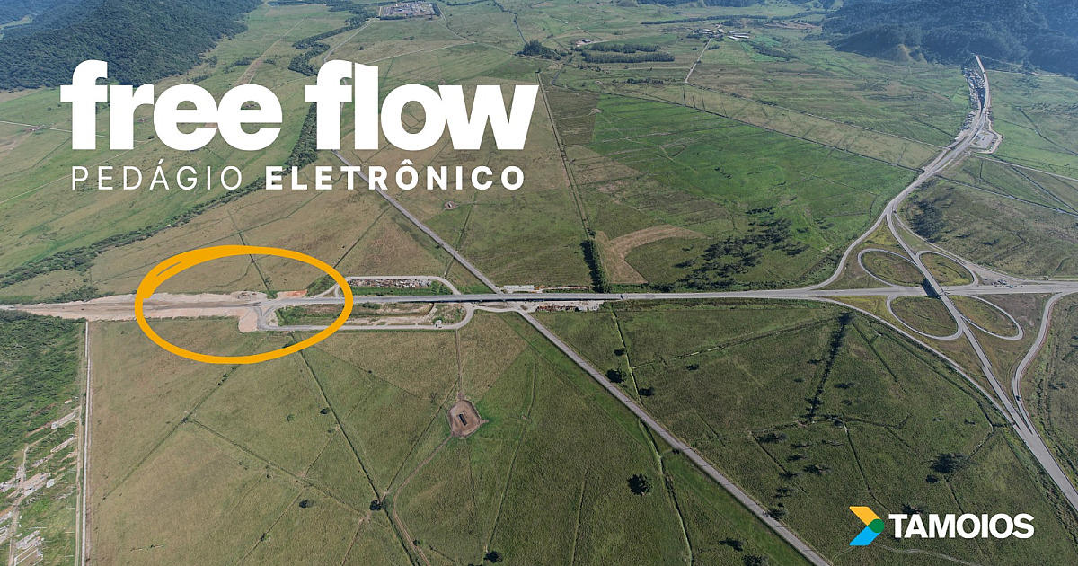 Concessionária alerta que o não pagamento da tarifa “Free Flow – Pedágio Eletrônico” gera multa de 5 pontos na CNH