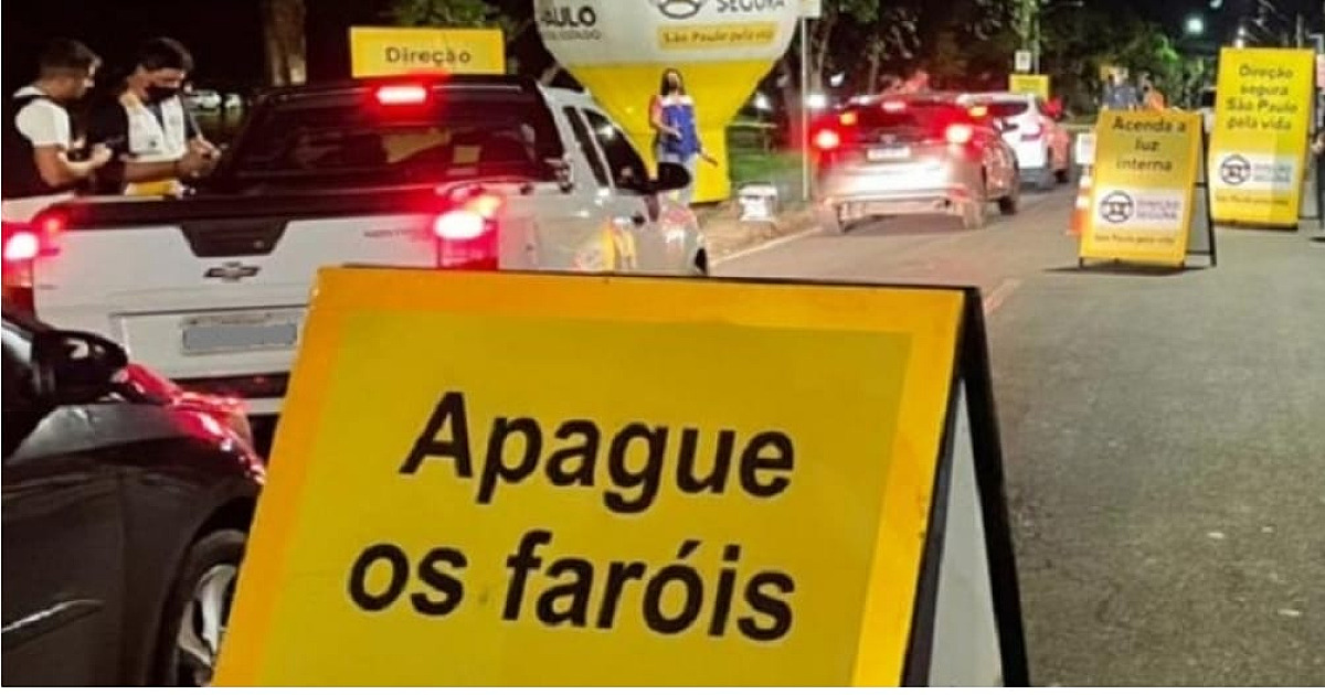 Motoristas "beberrões" são autuados ao recusar bafômetro no feriado em Caraguatatuba
