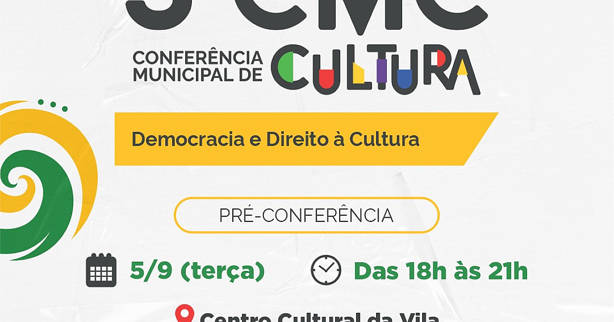 Pré-Conferência Municipal de Cultura de Ilhabela segue nesta terça-feira