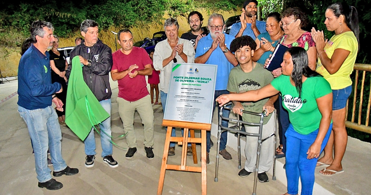 Prefeitura de Ilhabela inauguração nova ponte e iluminação no Sertão do Portinho proporcionando mais segurança aos moradores locais