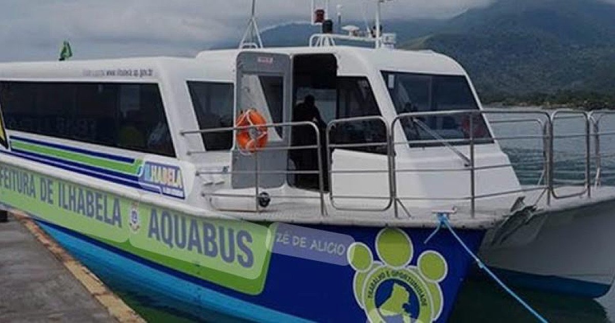 Aquabus começa funcionar nesta quinta-feira em Ilhabela