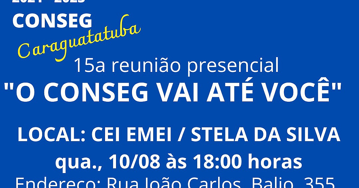 Conselho de Segurança de Caraguatatuba inicia “Conseg vai até você” nesta quarta no Travessão