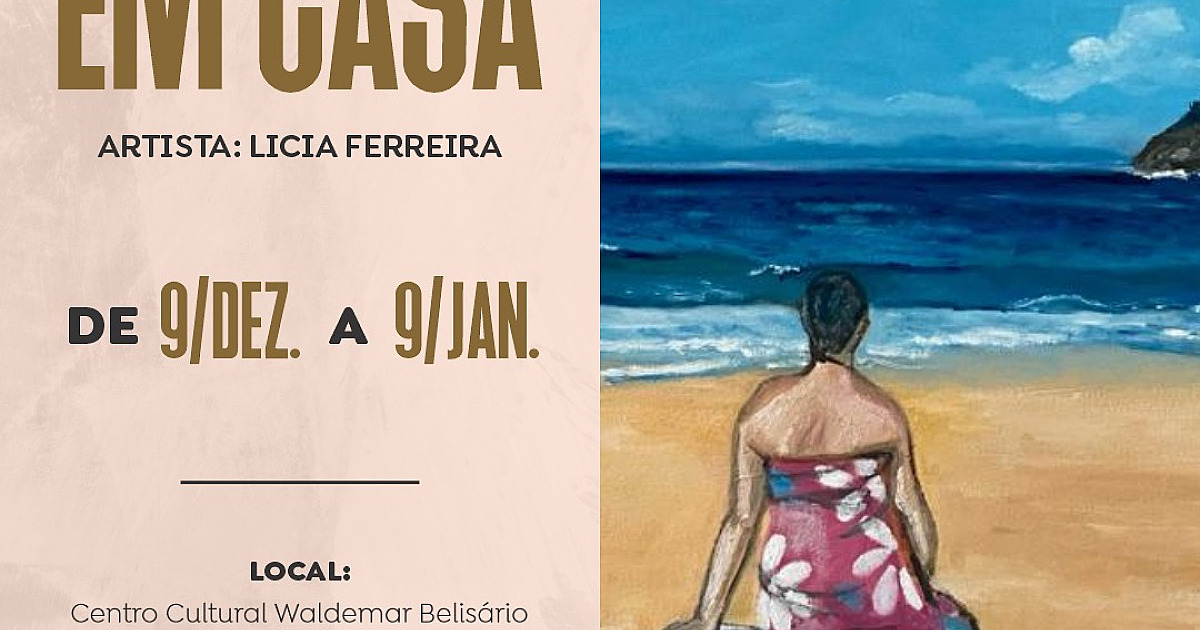 Exposição “Em casa” entra em última semana de visitação em Ilhabela