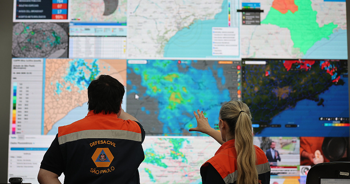 Defesa Civil alerta para instabilidade e previsão de chuva nos próximos dias em Ubatuba