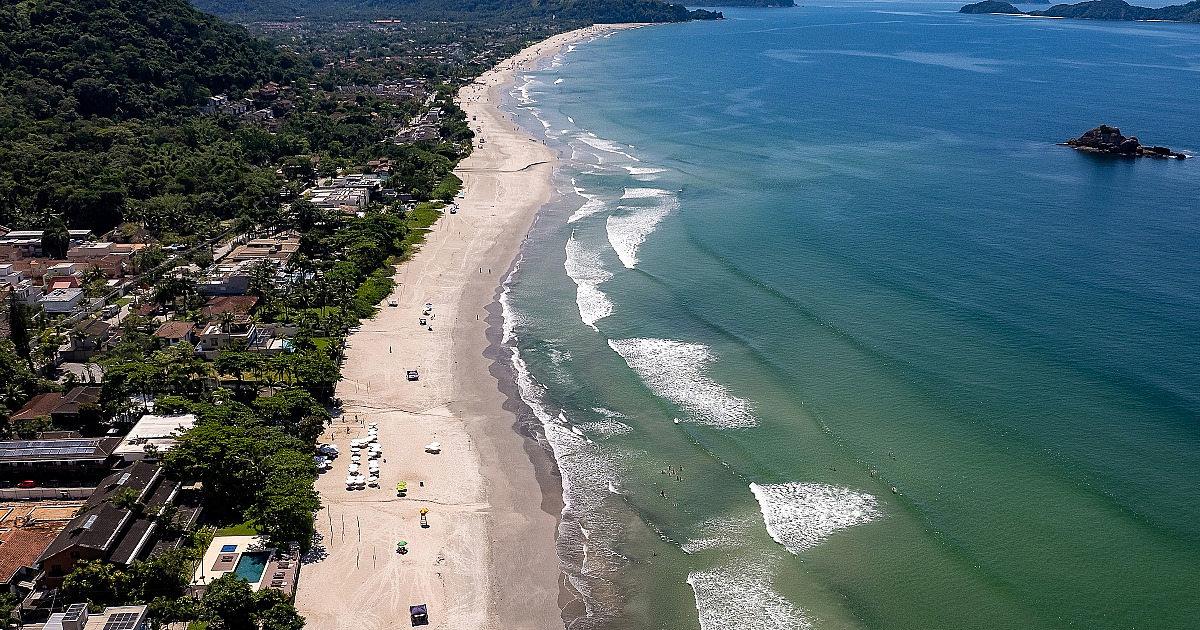 São Sebastião é única cidade do Litoral Norte com 100% das praias próprias para banho