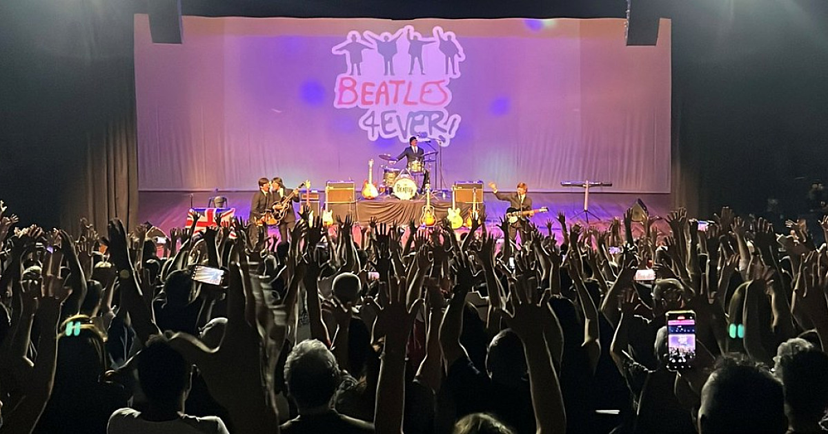 Viagem musical com Beatles 4Ever é neste sábado no Teatro Mario Covas