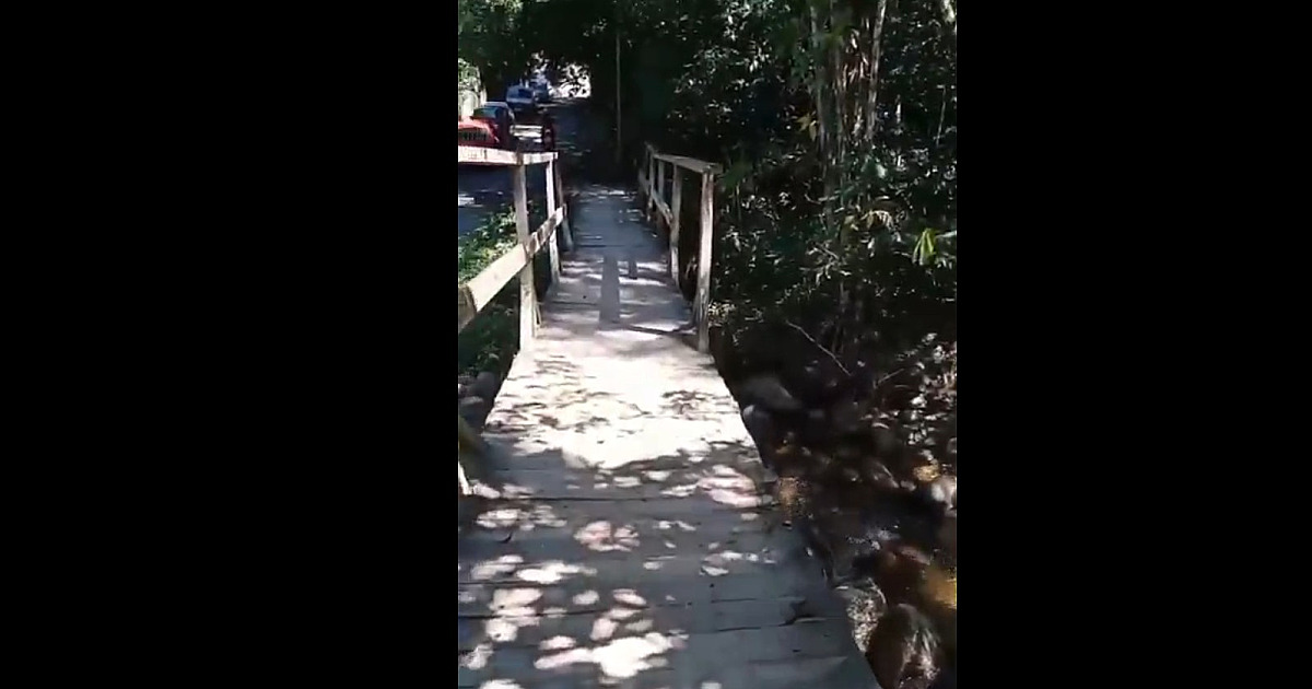 Ponte do Cantagalo piora e população reclama de inércia do poder público