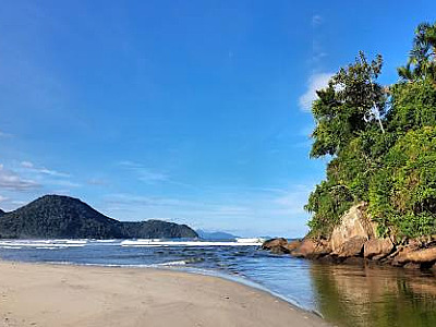 Itamambuca em Ubatuba está entre as praias impróprias para banho.
