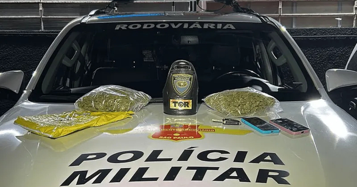 Droga avaliada em R$ 40 mil é apreendida após fuga na Rodovia dos Tamoios