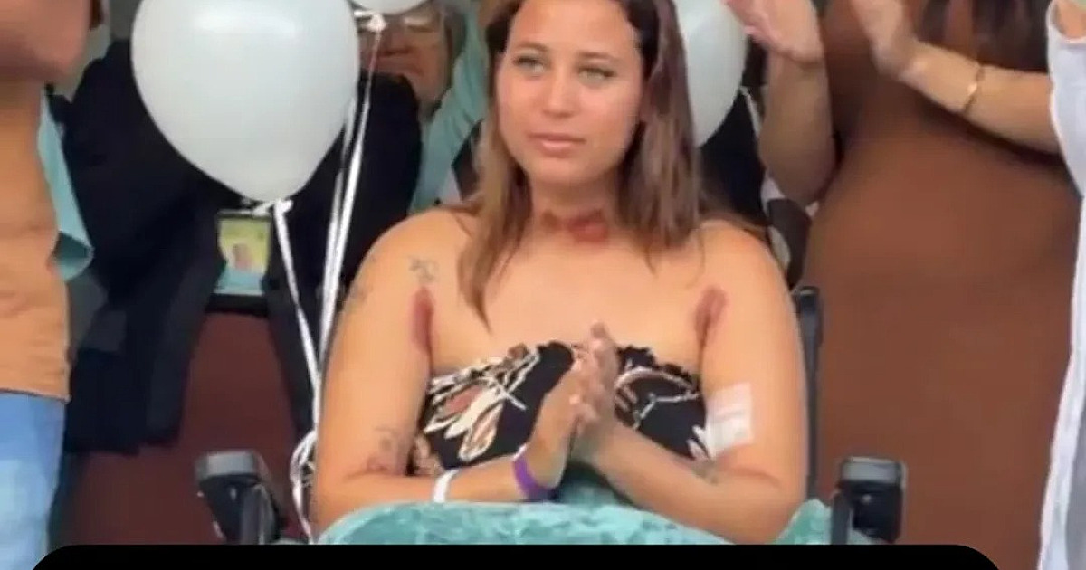 Bruna Damaris recebe alta hospitalar após sobreviver mais de 40 horas à deriva em alto-mar no Litoral Norte