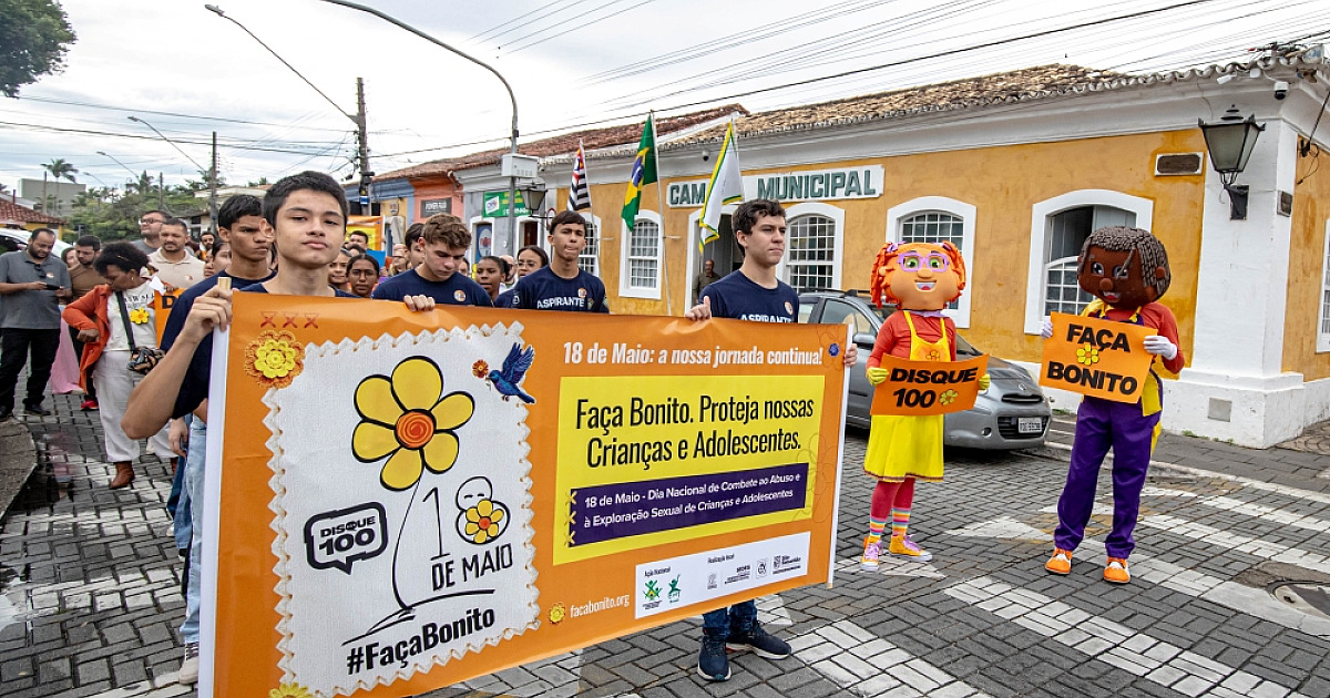 Campanha ‘Maio Laranja’ mobiliza São Sebastião contra abuso e exploração sexual de crianças e adolescentes