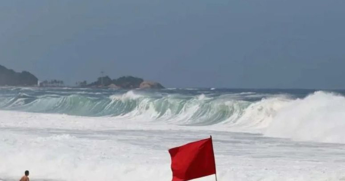 Defesa Civil alerta para ventos de até 60 km/h e ondas de até 3 metros no Litoral Norte