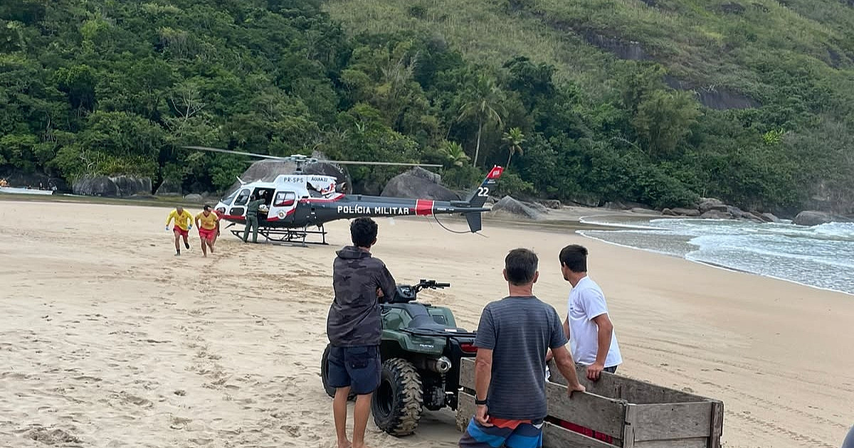 Casal é resgatado pelo SAMU após afogamento na praia do Bonete