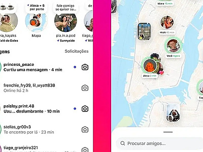 Instagram lança mapa com localização de amigos.