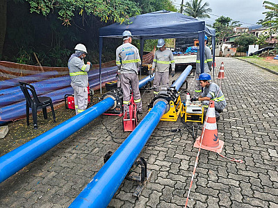 A previsão de conclusão das obras é de 30 dias.