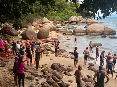Evento reuniu dezenas de atletas em provas de natação, corrida, trilha e aquathlon.
