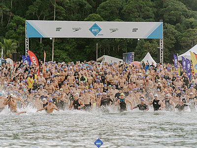 Circuito Mares na Praia da Cocanha, é um dos principais eventos de esportes aquáticos de São Paulo.