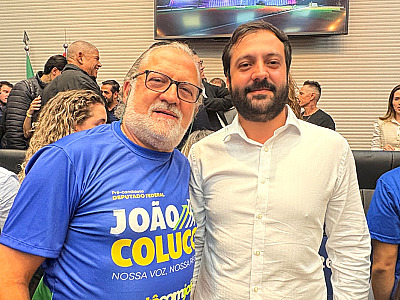 João Colucci é oficializado candidato a deputado federal em convenção do União Brasil e PP