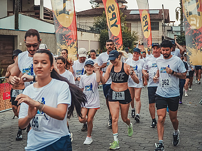O evento contará com percursos de 5 km, 10 km e 21 km, além de caminhada de 5 km.
