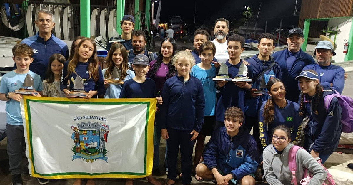 Velejadores da Escola Municipal de Vela de São Sebastião conquistam pódios na Semana Internacional
