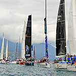 Desfile dos barcos na Vila é um dos destaques da 53ª Semana Internacional de Vela de Ilhabela