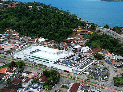 Vista aérea do novo hospital Mário Covas.