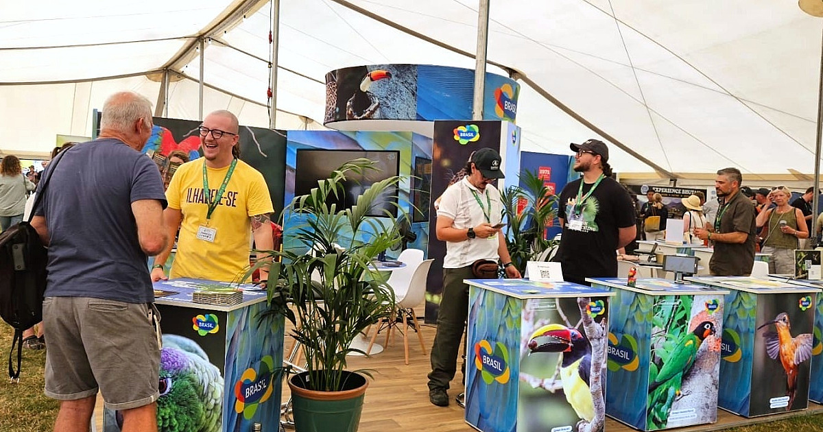 Ilhabela leva turismo de natureza ao Reino Unido na maior feira de observação de aves do mundo