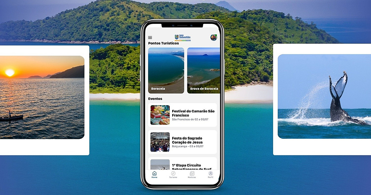 Prefeitura de São Sebastião moderniza o turismo e lança aplicativo com Inteligência Artificial