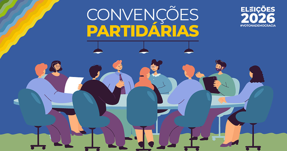 Convenções partidárias podem ser realizadas até 5 de agosto